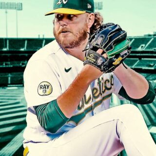 @Athletics pitcher Cole Irvin has his custom EdgeX and is geared up for Spring Training. Are YOU?! #Nokona
