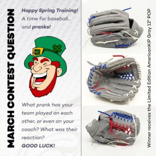The March contest is LIVE. Win this Limited Edition Gray AmericanKIP 12” glove!  Link in bio. #Nokona