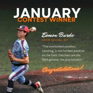 Congratulations to our January contest WINNER!  He will be receiving a new glove!  To enter the February contest, check the link in our bio. #Nokona