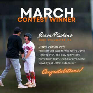 Congratulations to our March contest WINNER!  Jaxon will be receiving a new glove!  To enter the April contest, check the link in our bio.  #Nokona